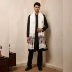 Indian Handmade Meditation Shawl Kullu Wool Stole - Image 7