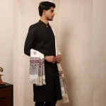 Indian Handmade Meditation Shawl Kullu Wool Stole - Image 5