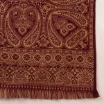 Kashmiri Maroon Floral Shawl Winter Men's Stole - Image 10