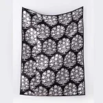 Living Room, Bed, Sofa & Chair Decor Black Tree Print Blanket - Image 6