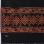 Luxury Black Abstract Pashmina Stole - Image 6