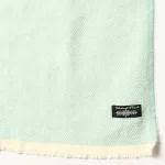 Luxury Herringbone Cashmere Scarf, Women Sea Green Muffler - Image 8