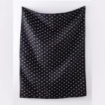 Luxury Quilted Kantha Throw Black Elephant Print Blanket - Image 6