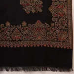 Meditation Wrap Shawl Black Paisley Cashmere Gift - Image 9