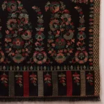 Men's Black Paisley And Floral Soft Wool Shawl/Stole - Image 8