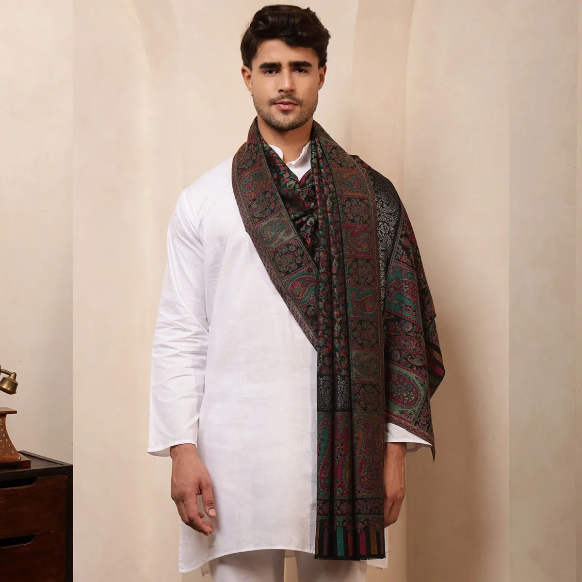 mens-casual-neck-wrap-winter-wear-black-floral-shawl MWS-55 (1)