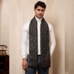 Men's Gray Color Muffler Stylish Triangle Scarf - Image 2