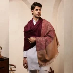 Men's Oversize Shawl Paisley Thick Blanket - Image 2