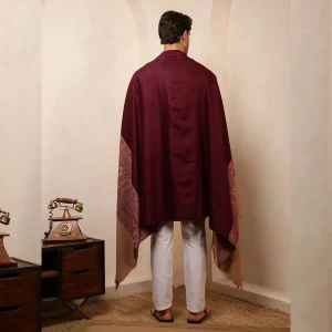 Men's Oversize Shawl Paisley Thick Blanket - Image 10