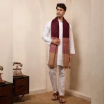 Men's Oversize Shawl Paisley Thick Blanket - Image 7