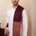 Men's Oversize Shawl Paisley Thick Blanket - Image 8