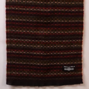 Men's Reversible Maroon Striped Muffler - Image 8