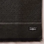 Neck Wrap Windproof Black Abstract Muffler - Image 8