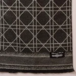 Stylish Gray Tartan Muffler Men's Winter Wool Scarf - Image 8