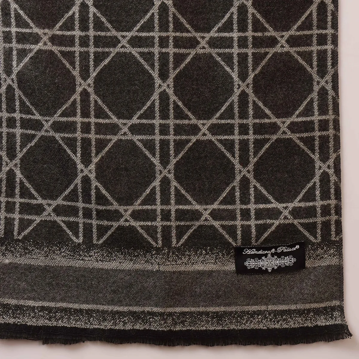 stylish-gray-tartan-muffler-mens-winter-wool-scarf WM-189 (2)