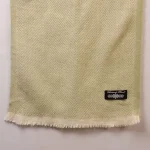Stylish Green Herringbone Wool Muffler - Image 7