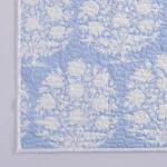 Twin Size Blue Tree Print Cotton Blanket / Throw - Image 5
