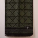 Winter Green Wool Muffler Men's Stylish Tartan Scarf - Image 8