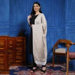 Winter Stole For Women Beige Paisley Wrap - Image 2