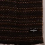 Men's Brown Striped Wool Muffler Comfortable Reversible Neck Wraps - Image 8