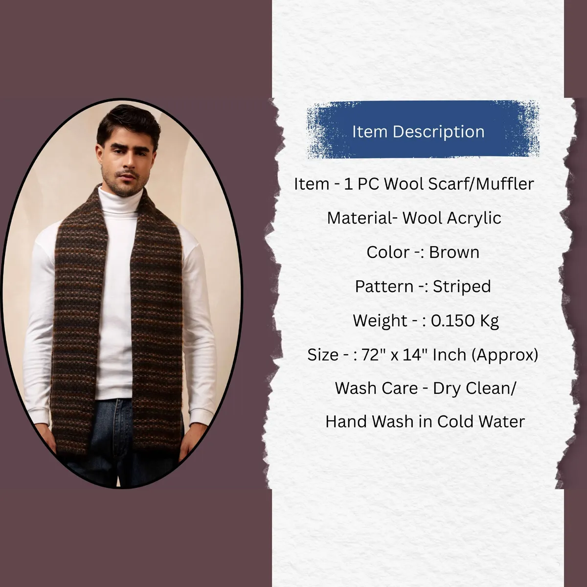 winter-stylish-neck-wraps-mens-brown-striped-muffler WM-169 (9)