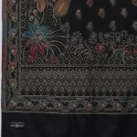 Winter Yak Wool Shawl Women Black Paisley Shawl - Image 6