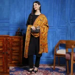Women's Kashmiri Woolen Mustard Leaf Warm & Soft Shawl Wrap for Winter - Image 2