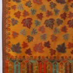 Women's Kashmiri Woolen Mustard Leaf Warm & Soft Shawl Wrap for Winter - Image 6