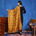 Women's Kashmiri Woolen Mustard Leaf Warm & Soft Shawl Wrap for Winter - Image 5