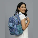 Blue Patchwork Quilted Stylish and Trendy Cotton Bag