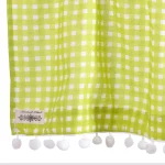 Home Decor Green Checked Print Curtain - Image 4