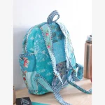 Indian Handmade Premium Cotton Bag Turquoise Patchwork Bag - Image 5