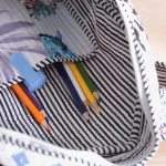 Multi Patchwork Quilted School Bag Used For Kids & Women - Image 7