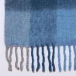 Men's Oversize Reversible Acrylic Wool Check Muffler - Image 6
