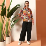 Beautiful Patchwork Print Women Cotton Shirts For Multi Color - Image 7