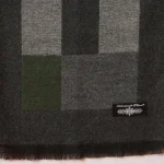 Gray Check Woolen Scarf for Girls & Women's - Image 8