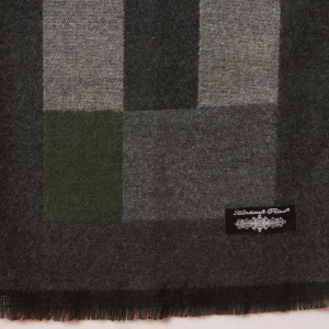 Gray Check Woolen Scarf for Girls & Women's - Image 8