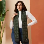 Green Tartan Wool scarves Women Cashmere Muffler