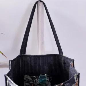 Handmade Black Forest Quilted Cotton Tote Bags - Image 4