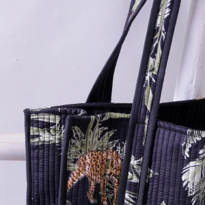 Handmade Black Forest Quilted Cotton Tote Bags - Image 3