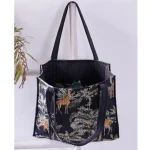 Handmade Black Forest Quilted Cotton Tote Bags - Image 2