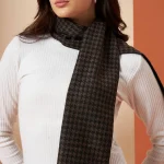 Indian Handmade Brown Abstract Women Scarves - Image 7