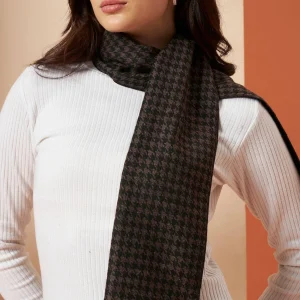 Indian Handmade Brown Abstract Women Scarves - Image 7