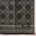 Women Cashmere Gray Tartan Wool scarves - Image 8