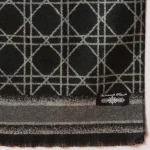 Women Casual Luxurious Black Tartan Wool Scarves - Image 7