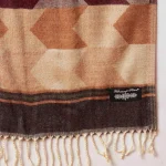 Women Warm & Stylish Soft Wool Scarves Purple Arrow - Image 8