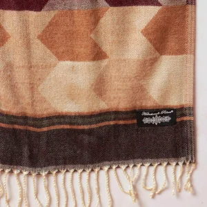 Women Warm & Stylish Soft Wool Scarves Purple Arrow - Image 8