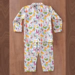 Children Animal Print Cotton Sleepwear Shirt & Pajama - Image 6