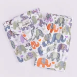 Kids Sleepwear Cotton Night Suit Elephant Printed - Image 3