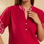Print Floral Print Kurta Palazzo Set Lounge Wear - Image 6